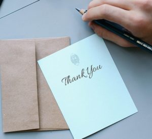 The Secret Ingredient: Thank You Note
